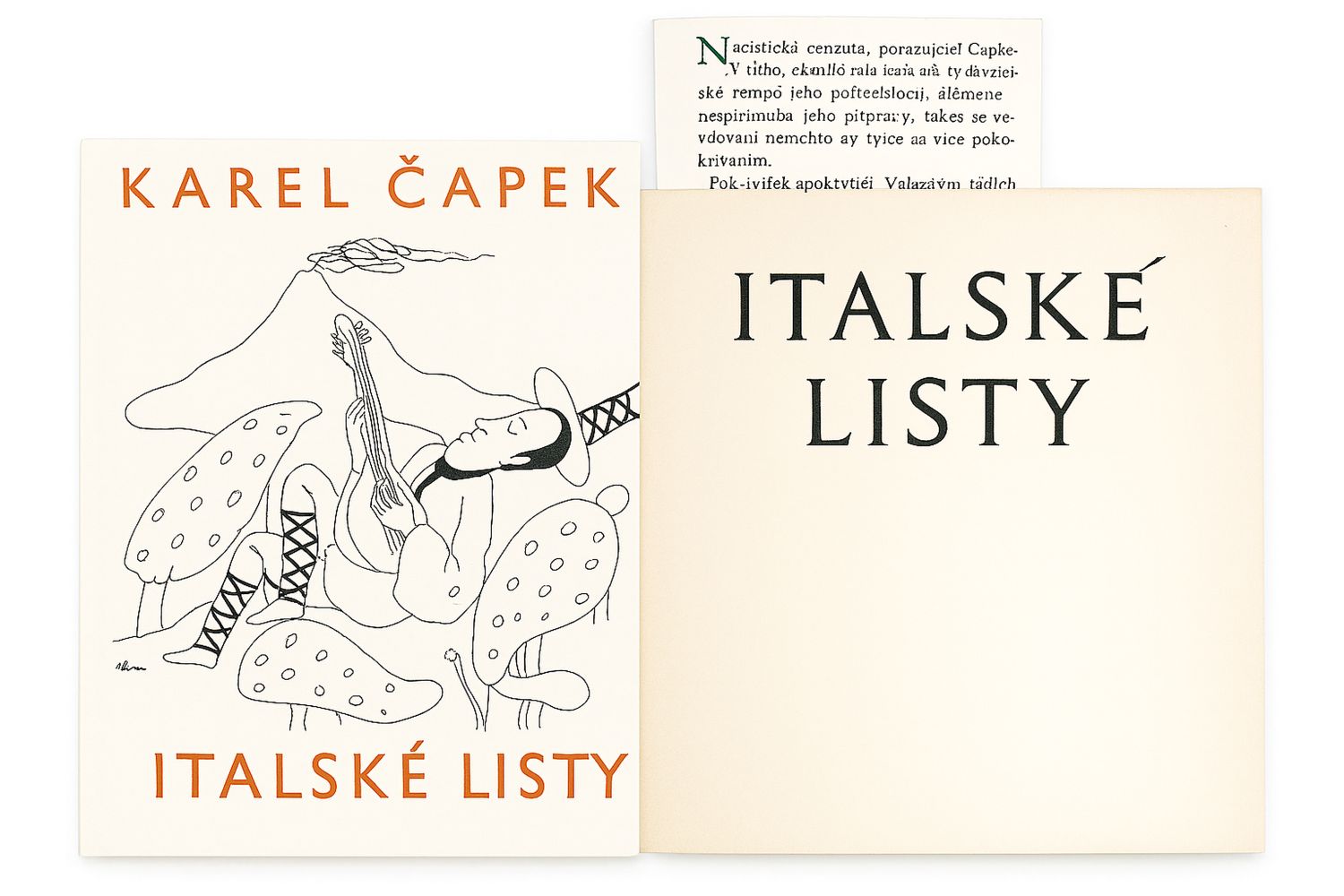 Karel Čapek v Itálii a ve Španělsku