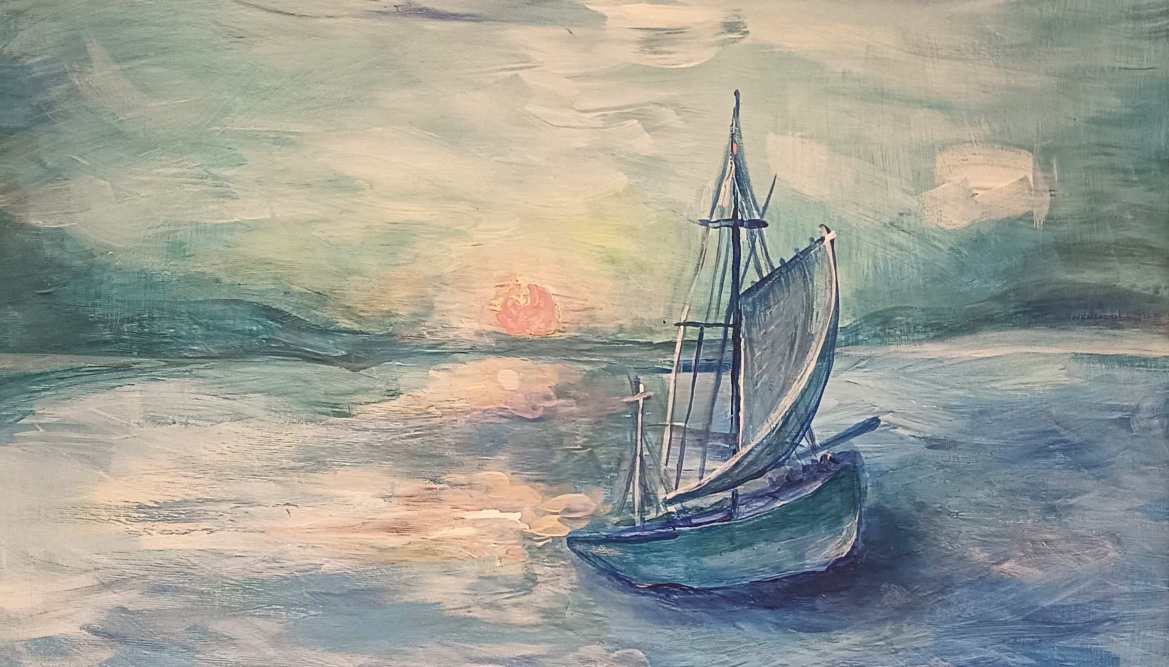 Moře: výstava obrazů Petry Boušky–Kvapilové