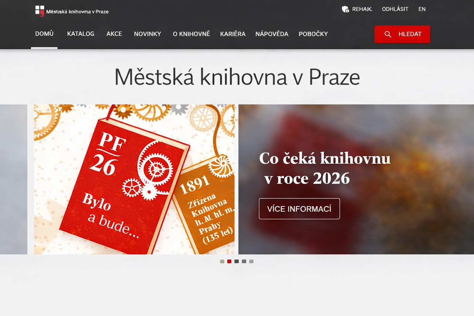 Máme nový web! Co je na něm nového? 