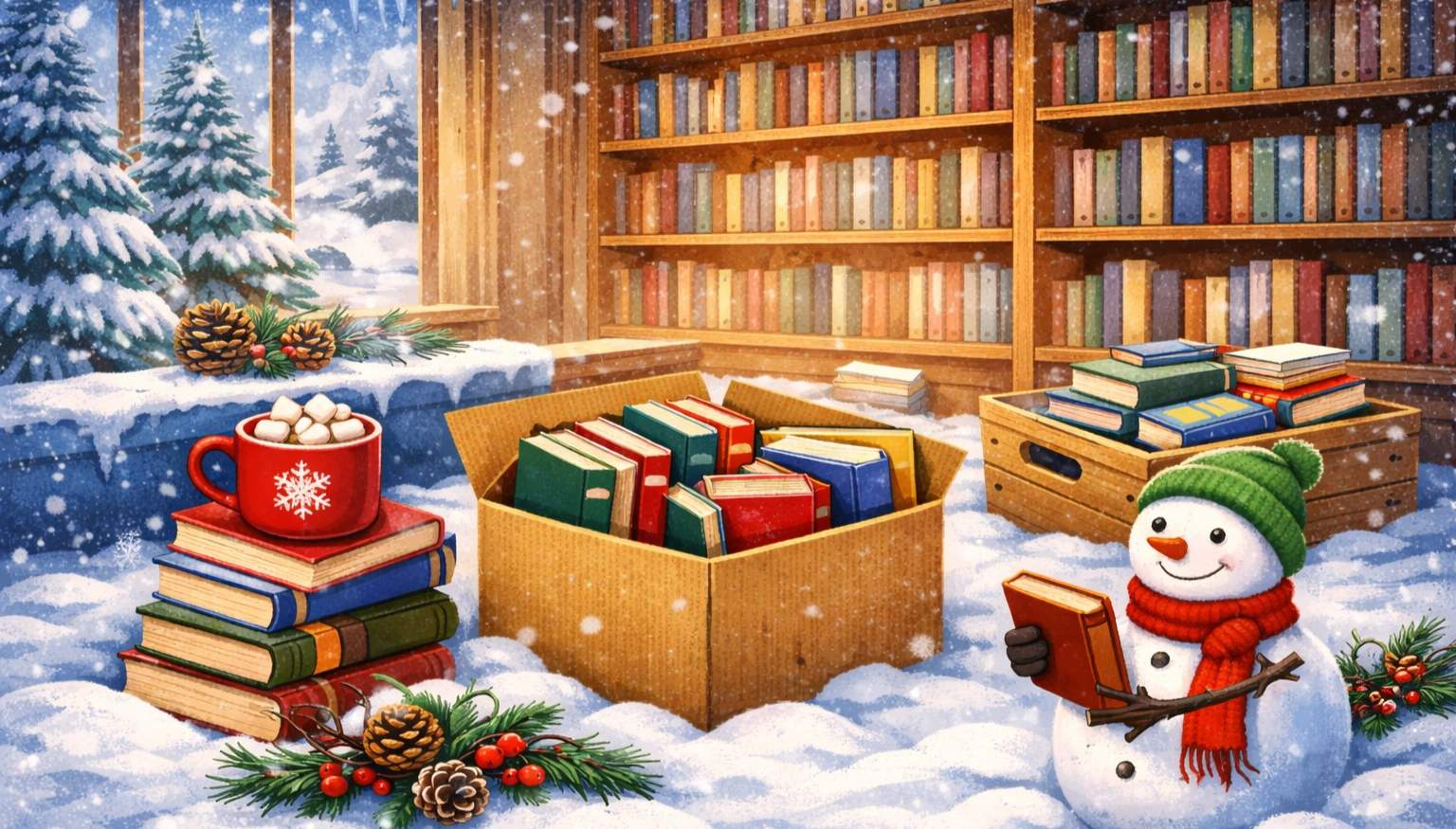 Zimní swap knih